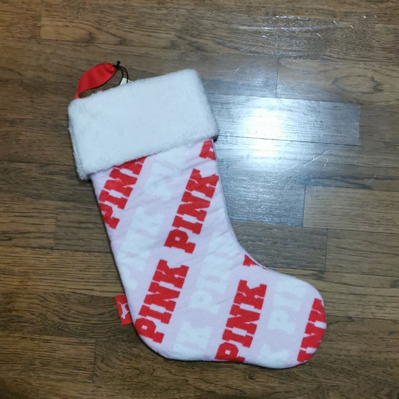 Victoria's Secret Pink Christmas Stocking New …